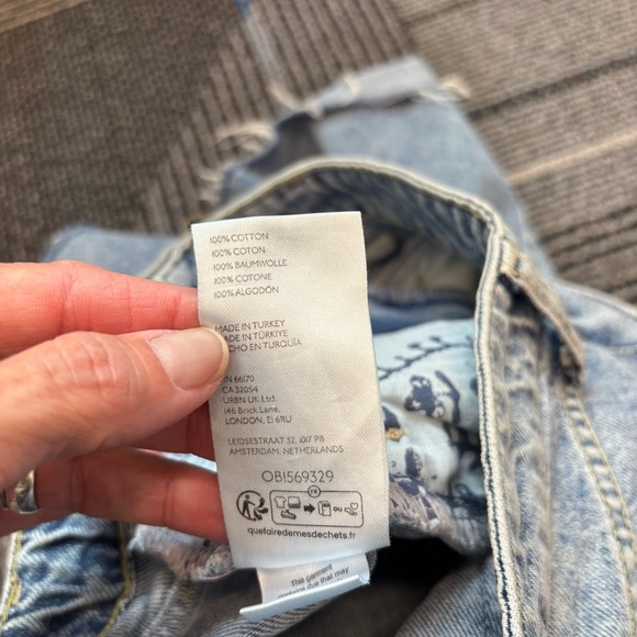 We The Free People Come As You Are Denim Maxi Skirt size 0 - Picture 9 of 10